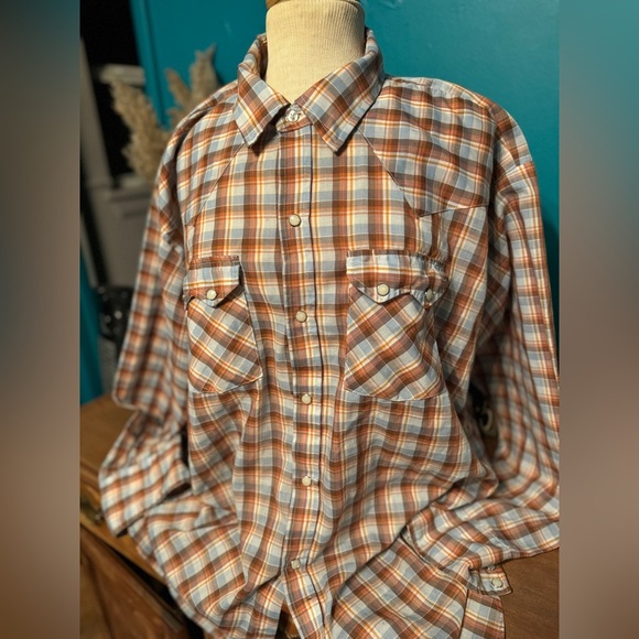 Dee Cee Brand | Shirts | Vintage Dee Cee Brand Shirt Mens 9 Pearl Snap ...